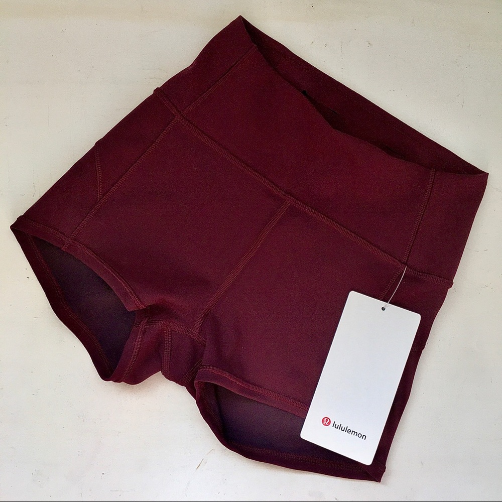 BNWT lululemon “In Movement” Shorts Size 4